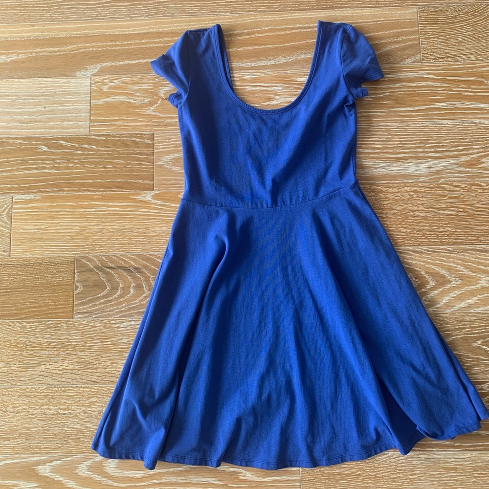Skater dress royal blue.